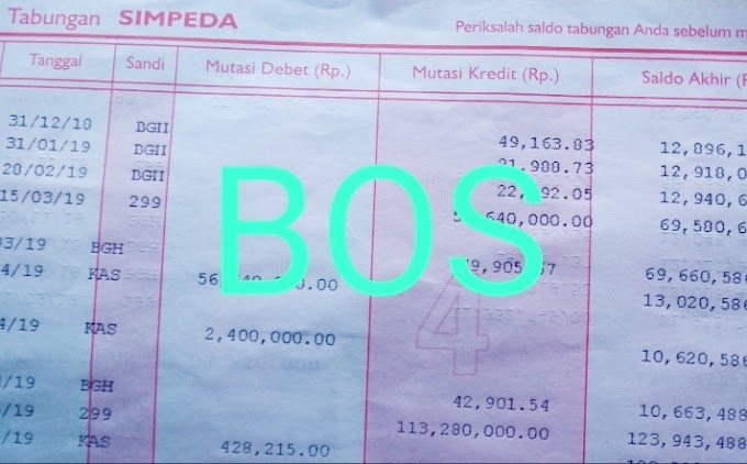 Persiapan Sistem Elektronik BOS Melalui Akun Kepsek dan Bendahara