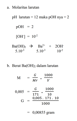 Contoh Soal dan Pembahasan Larutan Asam Basa_006
