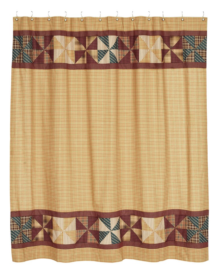 COUNTRY PRIMITIVE SHOWER CURTAINS