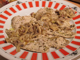 Gluten Free Pan-Fried Herb Chicken and Mushrooms