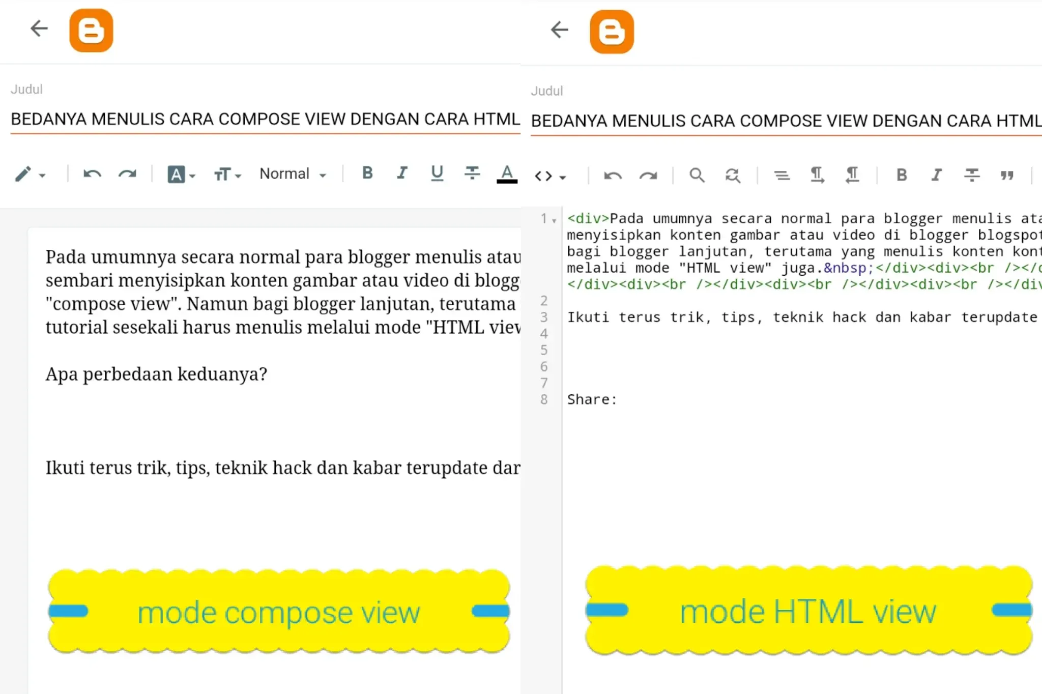 compose view vs HTML view