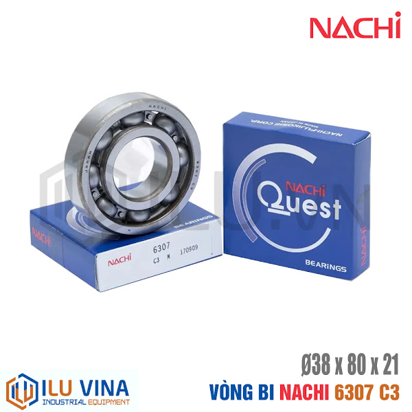 6307-C3 - Vòng bi, Bạc đạn, Bearing  Nachi 6307-C3