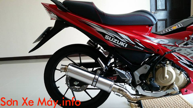 Suzuki Raider 150 sơn màu đỏ zin cực đẹp