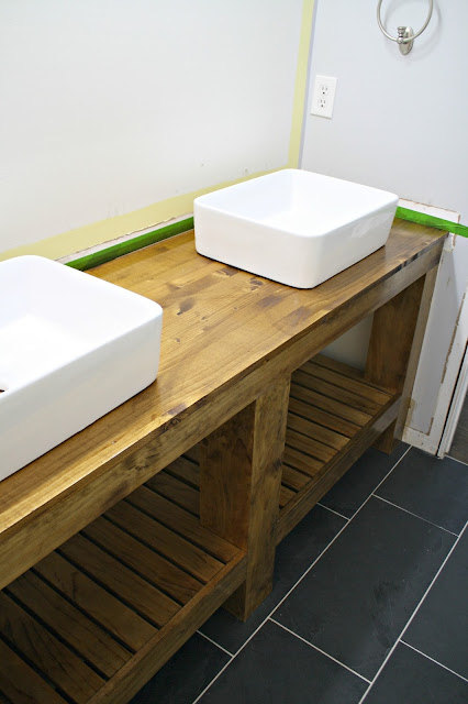 Sealing wood counters on bathroom vanity 