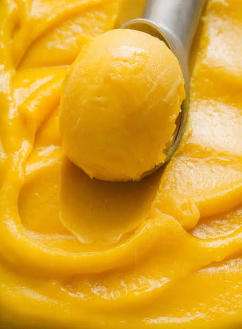 DELICIOUS CREAMY MANGO SORBET MAY 18,2021