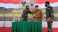 Wakili Bupati Nanang, Supriyanto Sampaikan Lampung Selatan Sambut Baik Kegiatan TMMD