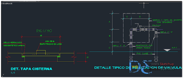 Country house in AutoCAD 