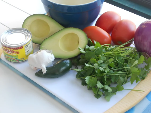 Many fresh ngredients add to the overall flavor of this guacamole recipe.