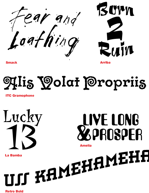 tattoo fonts for men