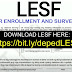 Learner Enrollment and Survey Form (LESF) and Consolidation
