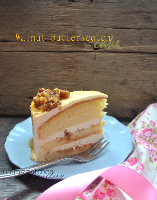 Ummizzkitchen: Marveles Walnut Butterscotch Cake