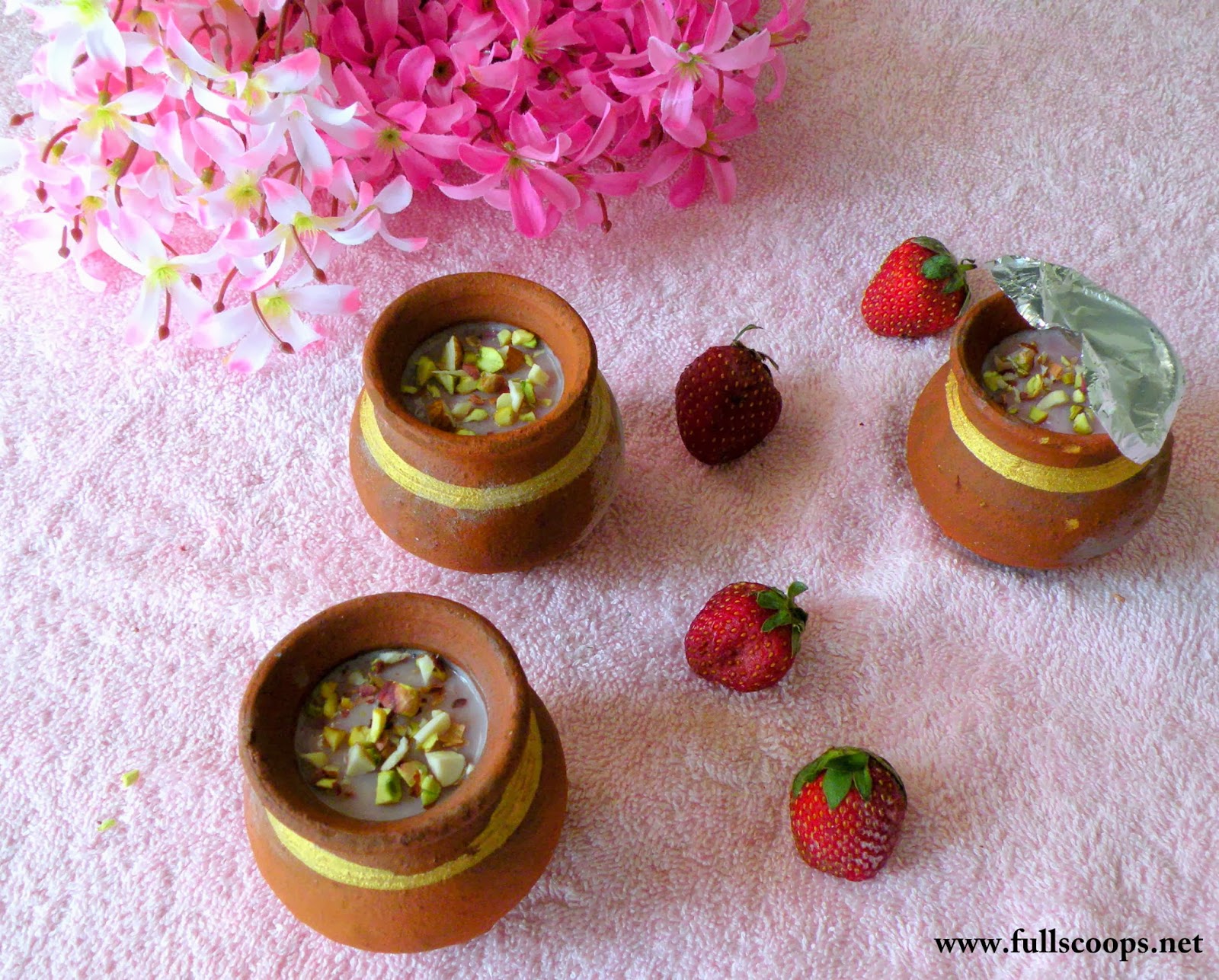 Strawberry Kulfi