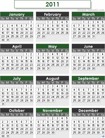 2011 Calendar Psd Free Download. The 2011 Calendar images below
