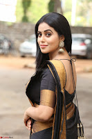 Poorna in Cute Backless Choli Saree Stunning Beauty at Avantika Movie platinum Disc Function ~  Exclusive 046.JPG