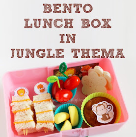 Bento box maken, hoe maak je een bento box, bento prikkers, bento prikkers zelf maken, bento lunch maken, bento voor school, bento printables, jungle printables, broodtrommelbriefjes, briefje voor in de broodtrommel