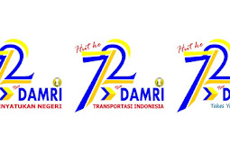 Logo Resmi HUT Damri 72