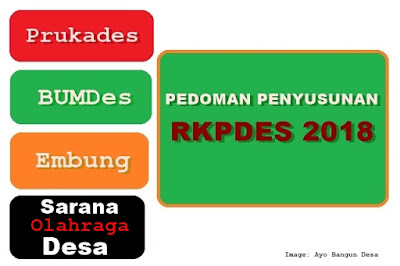 Penyusunan Rencana Kerja Pemerintah Desa harus mengacu kepada Rencana Pembangunan Jangka Menengah Desa (RPJMDes). RPJMDes adalah Dokumen Rencana Pembangunan Desa untuk jangka waktu 6 (enam) tahun.  Rancangan RPJM Desa memuat visi dan misi kepala Desa, arah kebijakan pembangunan Desa, serta rencana kegiatan yang meliputi bidang penyelenggaraan pemerintahan Desa, pelaksanaan pembangunan Desa, pembinaan kemasyarakatan Desa, dan pemberdayaan masyarakat Desa.