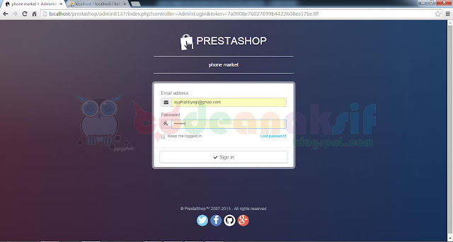 Cara Mudah Install PrestaShop di Localhost Beserta Gambar