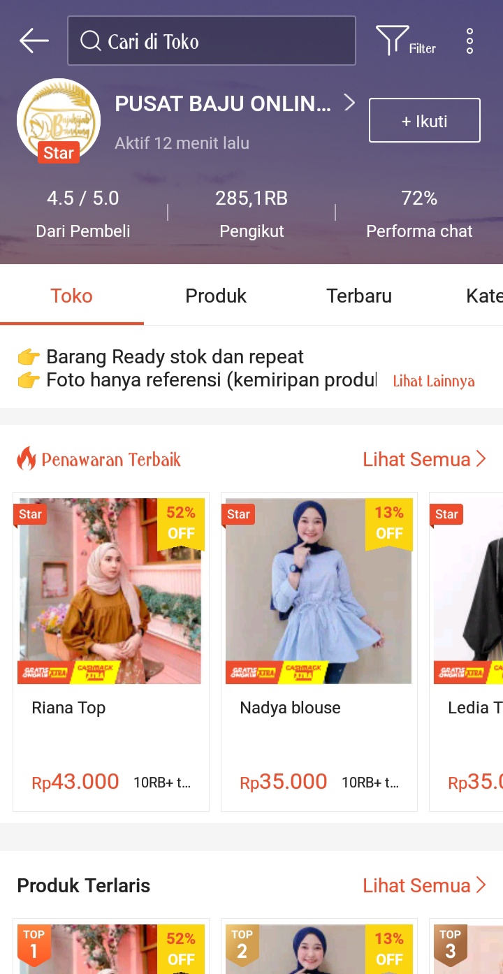 Istimewa Rekomendasi Toko Hijab Di Shopee, Celana Jeans