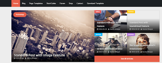 DoMag Blogger Template Free Download