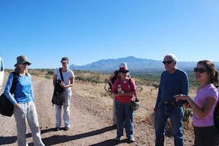 A guide from No More Deaths talks to a Foundry VIM team in the Sonoran desert south of Tucson in 2009.