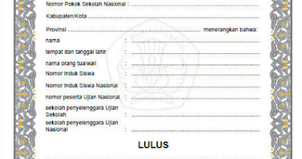 Juknis Penulisan Ijazah 2017 SD/SMP/SMA Resmi Kemdikbud 