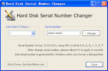Harddiskin Seri Numarasını Değiştirme