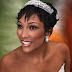 Short Bridal Hairstyle With Comb Tiara