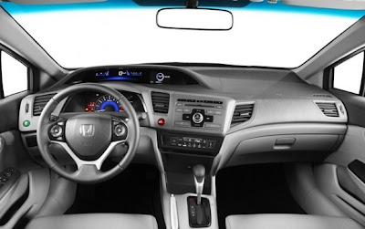 sedã de luxo,O imponente sedã de luxo Honda New Civic 2013 