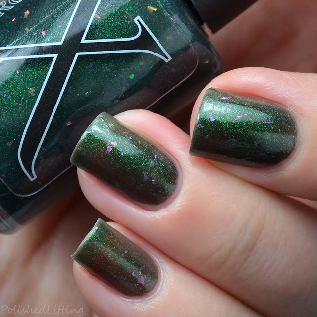 nude to green thermal color changing nail polish