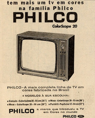 Resultado de imagem para a histÃ³ria da tv  philco no brasil