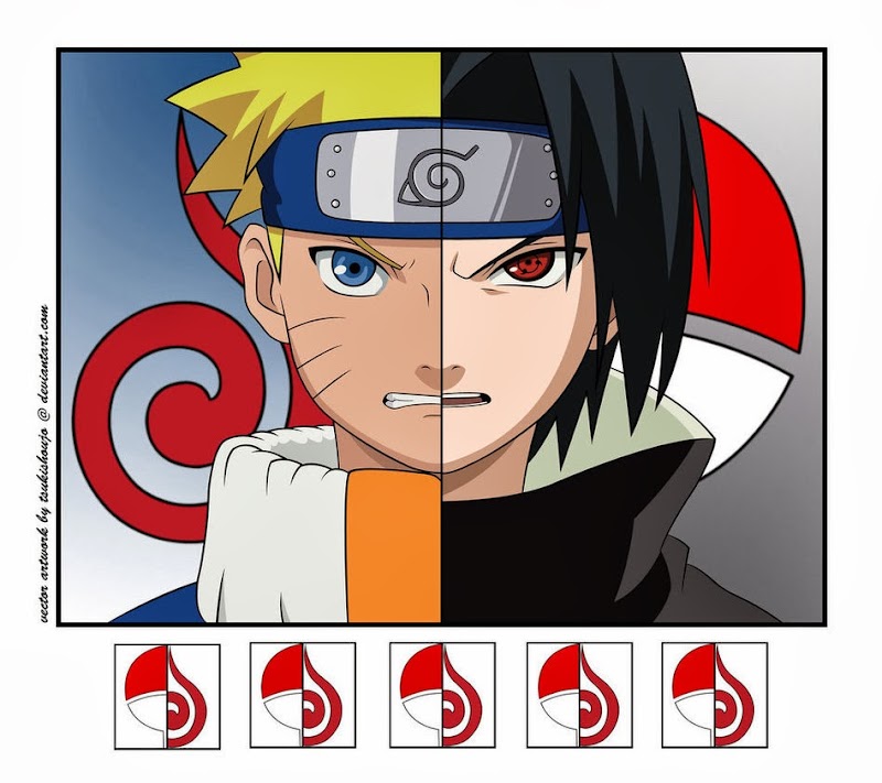 Ide Populer Seket Naruto Dan Sasuke, Animasi Naruto