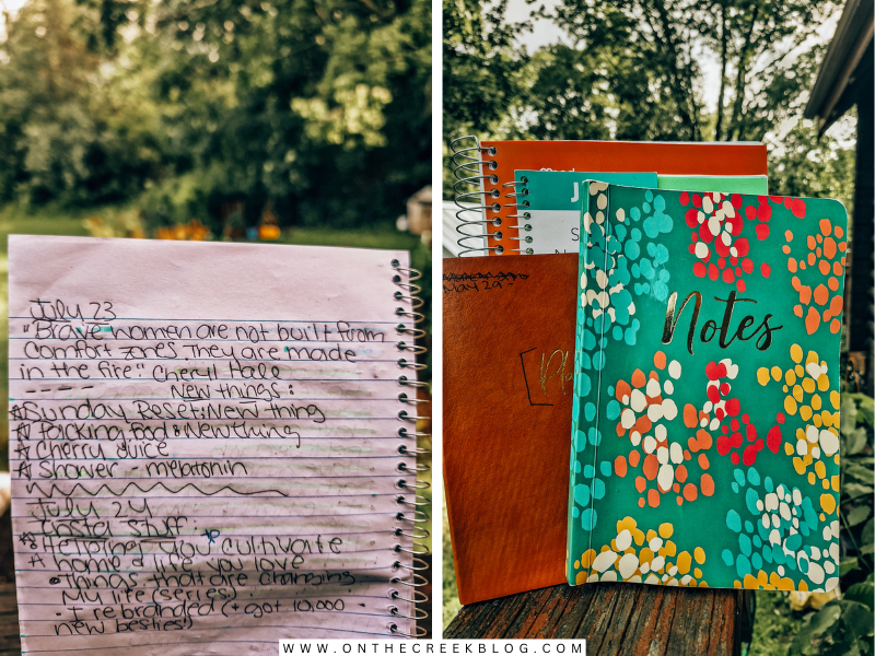 Why You Should Keep a Journal & How to Get Started - on the creek blog // www.onthecreekblog.com