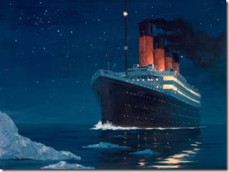 Ilustração do transatlântico