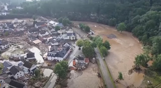 Germany saw its worst mass loss of life in years as floods killed more than 100 people.  Record rainfall has caused deadly flooding across Western Germany, The Netherlands, and Belgium.