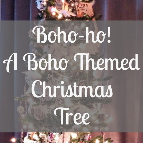 Boho-ho! A Boho Themed Christmas Tree!