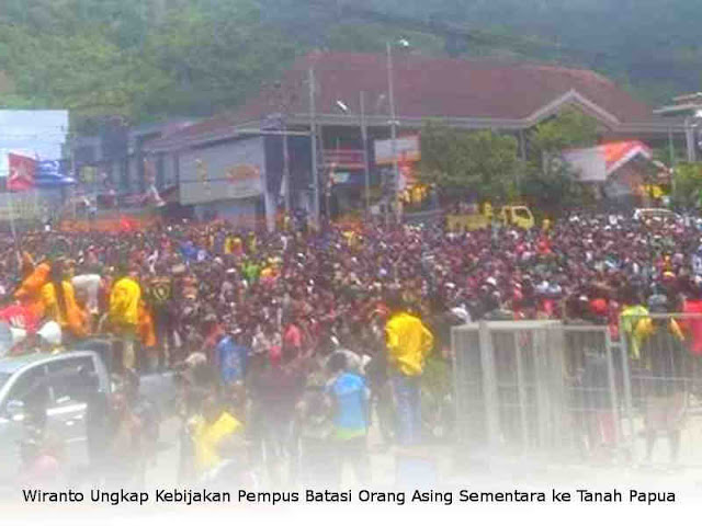 Wiranto Ungkap Kebijakan Pempus Batasi Orang Asing Sementara ke Tanah Papua