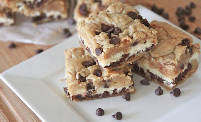 Chocolate Chip Cookie Dough Cream Cheese Bars Recipes