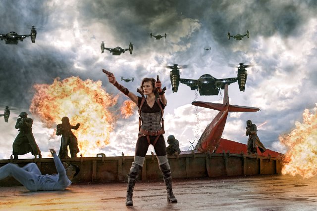 We've got our hands on two new pictures of Resident Evil 5 Retribution