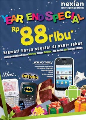 Harga Hape Nexian Akhir Tahun