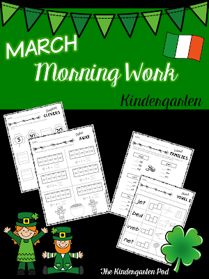 https://www.teacherspayteachers.com/Product/March-Morning-Work-2426677