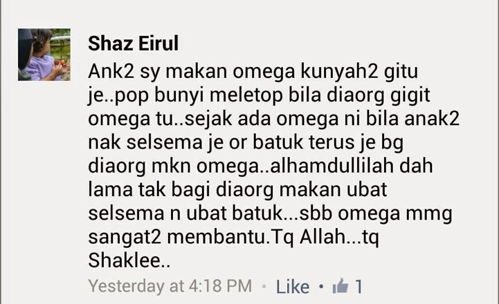 testimoni meal shakes untuk sembelit