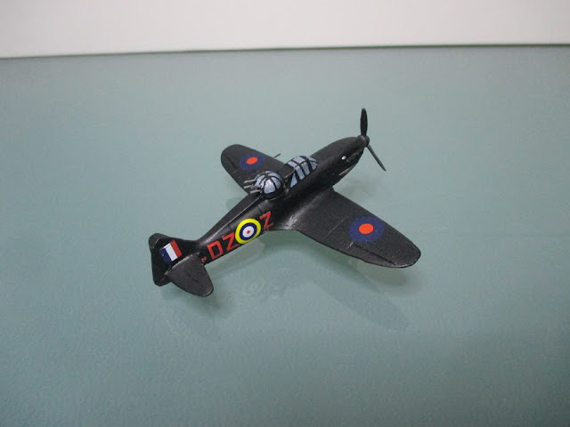 1/144 Boulton Paul Defiant diecast metal aircraft miniature