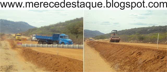Estrada entre Jataúba -PE e Congo - PB, segue sendo asfaltada