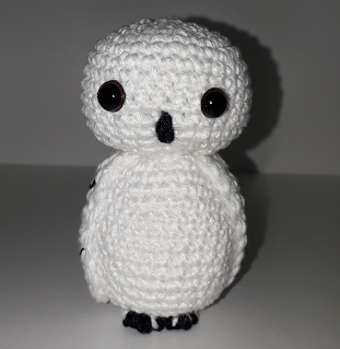 Coruja Edwiges Corujinha Amigurumi Crochê Harry Potter