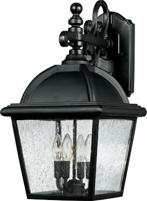 Quoizel HP8412K 4 Light Hampton Outdoor Fixture Mystic Black