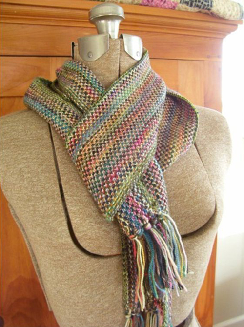 Linen Stitch Scarf - Free Knitting Pattern