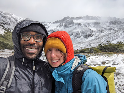 Hiking the Glaciar Martial trail