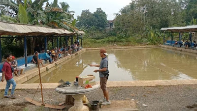 Kolam Pemancingan Saung Brantas Gelar Lomba Memancing