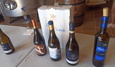 Imagen de botellas de vino de Lagar da Cachada Bodega y Viñedos